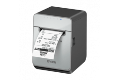 Epson TM-L100, 8 dots/mm (203 dpi), cutter, linerless, USB, Lightning, BT, Ethernet, black