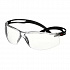 3M SecureFit 500 Safety Glasses, Scotchgard Anti-Fog, Black Frame, Clear Lens SF501SGAF-BLK (AS/AF)