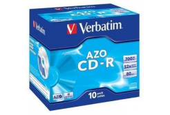 VERBATIM CD-R(10-Pack)Jewel/Crystal/DLP/52x/700MB