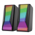 Marvo speakers SG-274, 2.0, 6W, black, volume control, 150Hz-20kHz, RGB backlighting