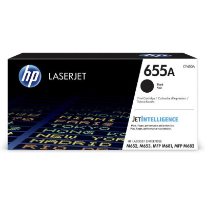 HP 655A CF450A black original toner