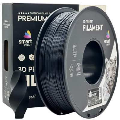 Smart Print FG-S88-E1, 3D filament, PLA Silk, 1,75mm, 1000g, Black
