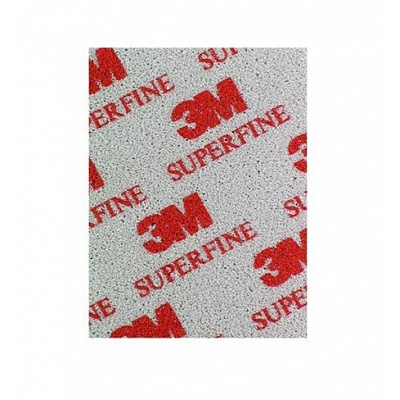3M Sanding Sponge for Fine Sanding - Superfine, 115 mm x 140 mm (03810)
