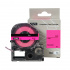 Epson HTC9PW, 9mm x 8m, black text / pink tape, compatible tape