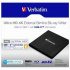 Verbatim 43888 external Blu-Ray drive, Ultra HD, 4K, USB 3.1 Gen1 (3.0), USB C