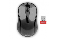 A4Tech Mouse G3-280N, 1000DPI, 2.4 [GHz], optical, 3 buttons, wireless, black, 1 pc AA, classic, V-Track