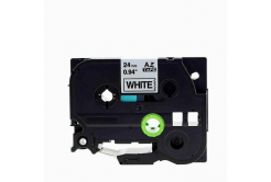Brother TZe-V251, 24mm x 5,5m, black text / white tape, vinyl, compatible tape