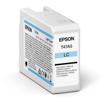 Epson T47A5 C13T47A500 světle azurová (light cyan) originální cartridge