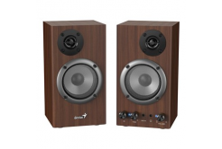 Genius speakers SP-HF 500B, 2.0, 16W, brown, volume control, wooden, 40Hz-20kHz