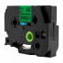Compatible tape Brother TZ-S741 / TZe-S741, 18mm x 8m, extr.adh. black text / green tape