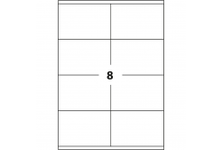 Self-adhesive labels 96 x 63,5 mm, 8 labels, A4, 100 sheets