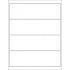 Self-adhesive labels 190 x 58 mm, 5 labels, A4, 100 sheets