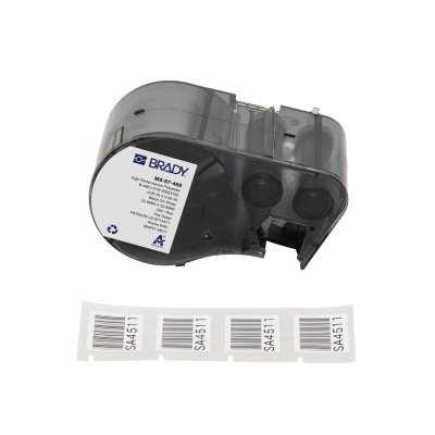 Brady M5-97-488 / 170887, 22.86 mm, Polyester, black text / white tape