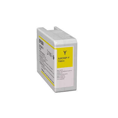 Epson SJIC55-Y C13T58C440 for ColorWorks, yellow original cartridge