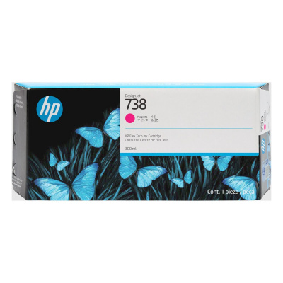 HP 738 676M7A magenta original ink cartridge
