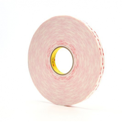 3M VHB 4932-P, 25 mm x 33 m, white double-sided adhesive acrylic tape, thickness 0,64 mm