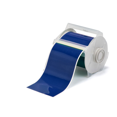 Brady GM Tape B-7569 Blue 100mm x 30m / 120955, labels, GlobalMark Indoor/Outdoor Vinyl Tape, 101.00 mm x 30 m