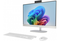 HP Desktop Next Gen AI 24-ct2001nc BQ8T2EA#BCM All-in-one computer, 23,8", FHD, T, AI5-340, 32GB, 1TB, AMD int, W11H, White, 2R