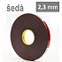 3M VHB™ 4991-F, tl. 2,3 mm; šedá oboustranně lepicí akrylová páska 19 mm x 3 m