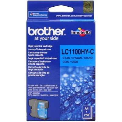 Brother LC-1100HYC cyan original ink cartridge