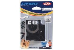 Dymo D1 16960, S0718060, 19mm x 5,5m black text / white tape, original tape