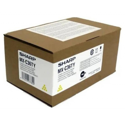 Sharp MXC36TY yellow original toner