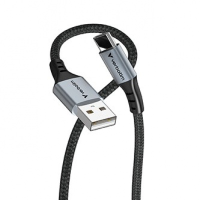 Verbatim 31843 USB cable, USB A + USB C, 18W, 1.2m, box, black