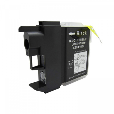 Brother LC-980/LC-985/LC-1100 black compatible inkjet cartridge