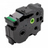 Compatible tape Brother TZ-S751 / TZe-S751, 24mm x 8m, extr.adh. black text / green tape