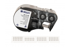 Brady M4-131-498 / 170788, 25.40 mm, Vinyl, black text / white tape