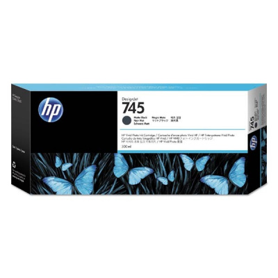 HP 745 F9K05A matte black original ink cartridge
