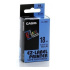 Casio XR-18BU1, 18mm x 8m, black text/blue tape, original tape