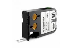 Dymo 1868751, 12mm x 7m, black text/white tape, original tape