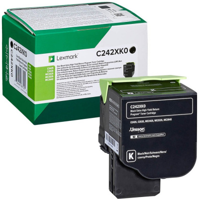 Lexmark C242XK0 black original toner