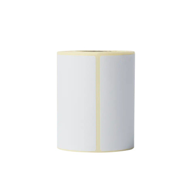 Brother BDE1J044076066, 76mm x 44mm, white paper labels, 400 labels