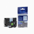 Compatible tape Brother TZ-253 / TZe-253, 24mm x 8m, blue text / white tape
