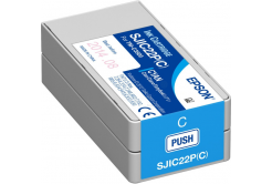 Epson SJIC22P(C) C33S020602 for ColorWorks, cyan original ink cartridge