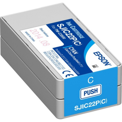 Epson SJIC22P(C) C33S020602 pro ColorWorpc, cyan original ink cartridge