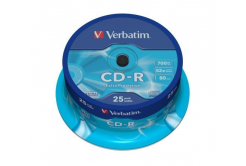 VERBATIM CD-R(25-Pack)Spindle/Extra Protection/DL/52x/700MB