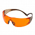 3M SF406SGAF-BLA Safety Glasses, orange lens, Anti-Fog / Anti-Scratch