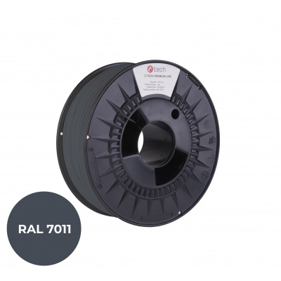 C-Tech 3DF-P-PETG1.75-7011 3D filament, PREMIUM LINE, PETG, RAL7011, 1,75mm, 1000g, Steel grey