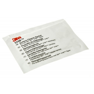 3M VHB™ 1753 Tissue with isopropyl alcohol for surface cleaning
