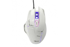 E-blue Mazer Mouse, 2500 DPI, optical, 6 buttons, wired USB, white