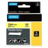 Dymo Rhino 18491, S0718090, 19mm x 3,5m black text / yellow tape, original tape