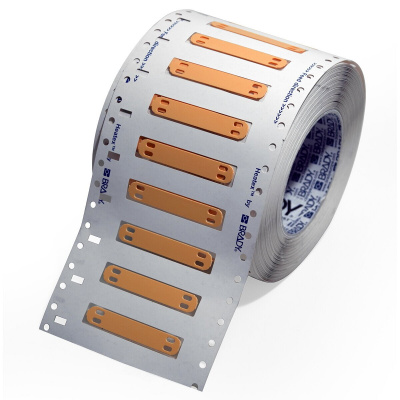 Brady HCM-60x10-B7643-OR / 620332, THT Heatex Cable Markers, 60.00 mm x 10.00 mm