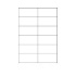 Self-adhesive labels 105 x 49,6 mm, 12 labels, A4, 100 sheets