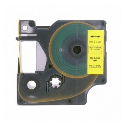 Dymo 18058, S0718340, 19mm x 1, 5m black / yellow, compatible tape