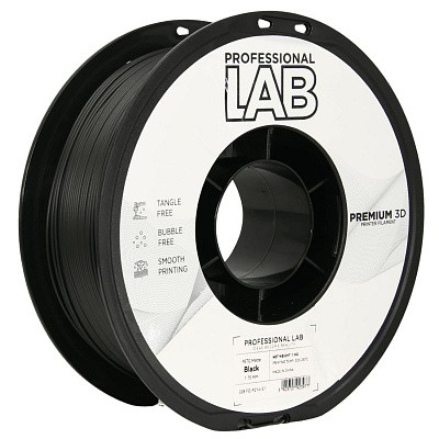 Professional Lab FG-P214-E1, 3D filament, PETG Matte, 1,75mm, 1000g, Black