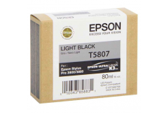 Epson T5807 světlé black (light black) original ink cartridge