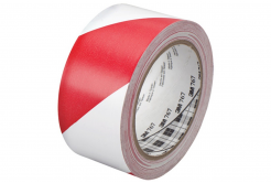 3M 767 PVC white-red tape, 50 mm x 33 m